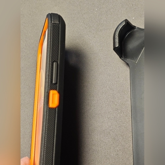 NEW Case & Holster for IPHONE 13 Pro Orange & Black - Picture 3 of 11